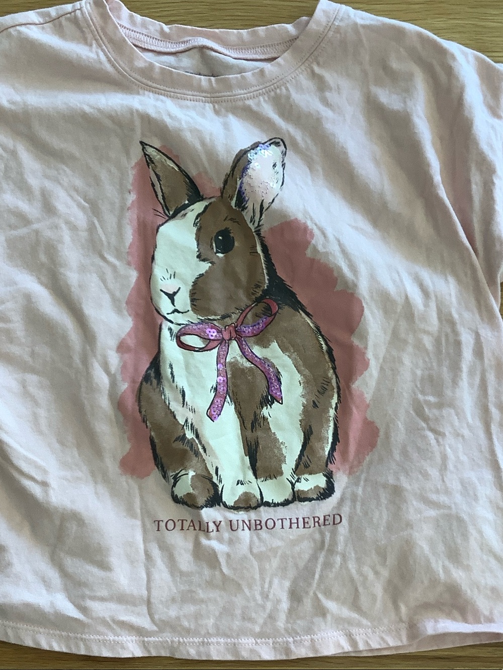 Carter's Light Pink Bunny Graphic Tee